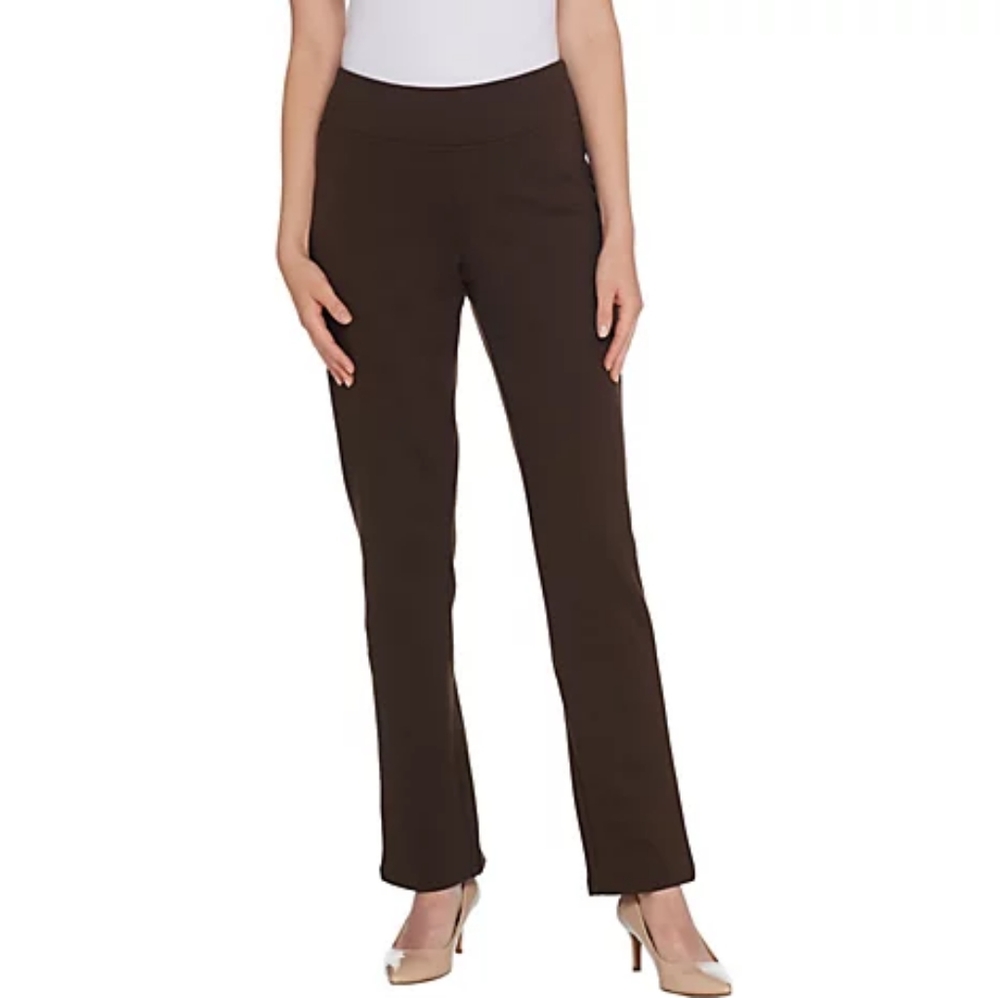 Denim and Company ponte knit smooth waist pull-on